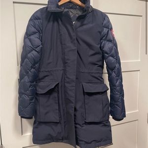 Women’s Canada Goose Navy Parka